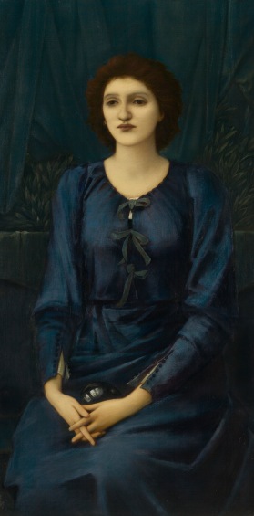 Edward Burne-Jones, Portrait of Baronne Madeleine Deslandes, 1895-96. National Gallery of Victoria, Melbourne.